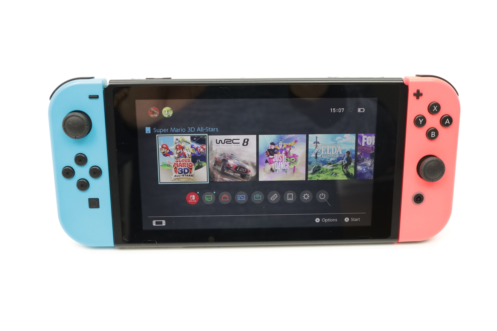 Nintendo Switch + Neon red / Neon blue Joy -Con